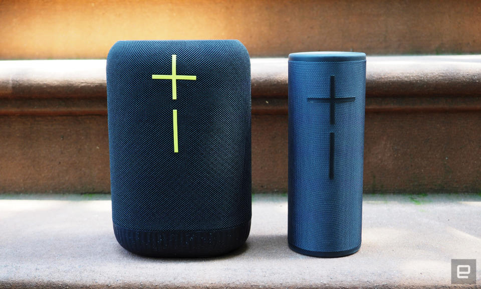 <p>The UE Epicboom and the UE Megaboom 3.</p> 