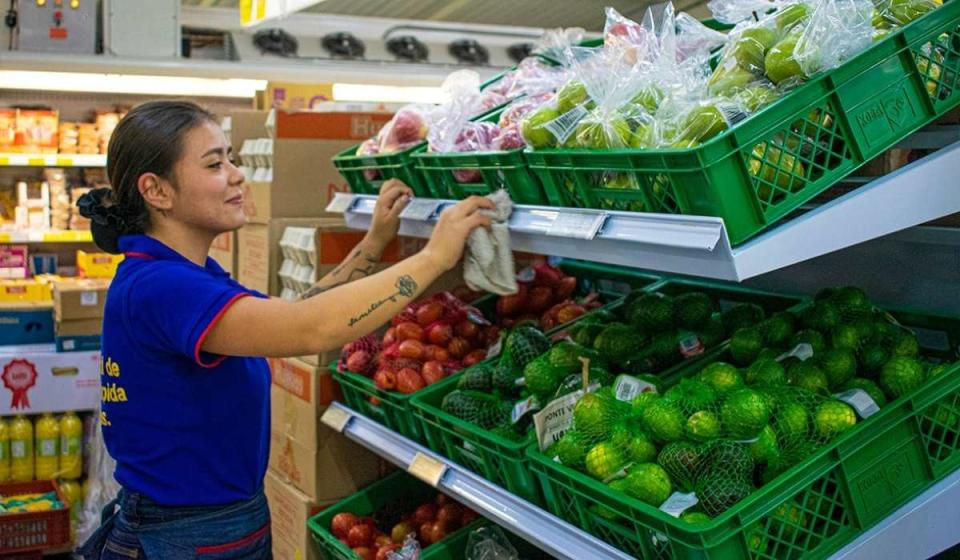 Hard discount en cadenas de Colombia como D1. Imagen: Cortesía Tiendas D1.