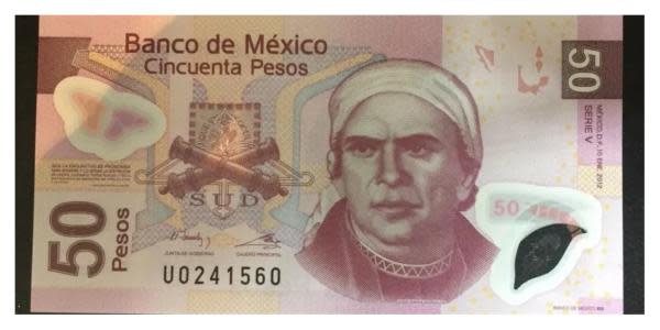 Billete de $50