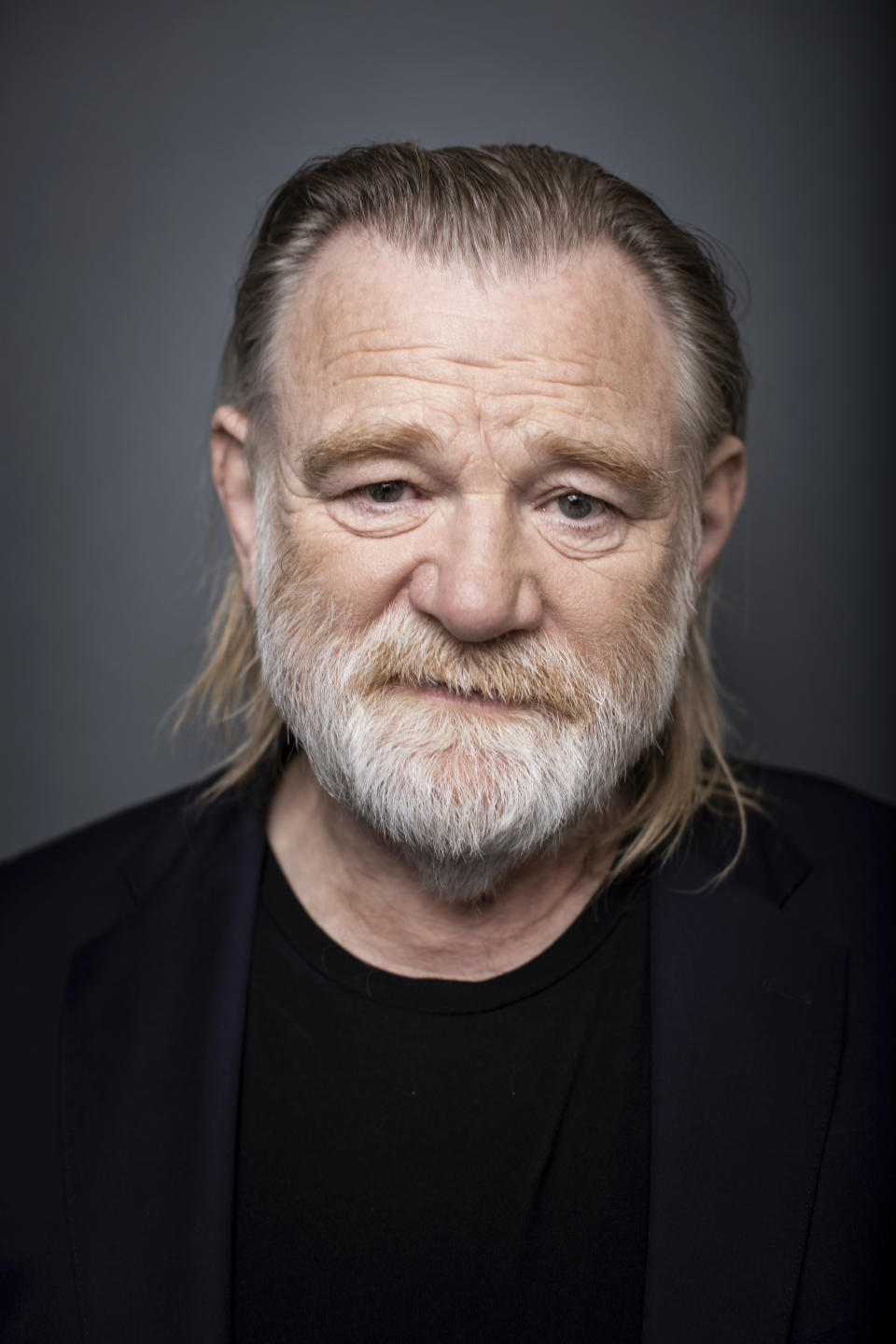 El actor Brendan Gleeson posa para un retrato para promover "The Banshees of Inisherin" el 11 de octubre de 2022 en Nueva York. (Foto Matt Licari/Invision/AP)