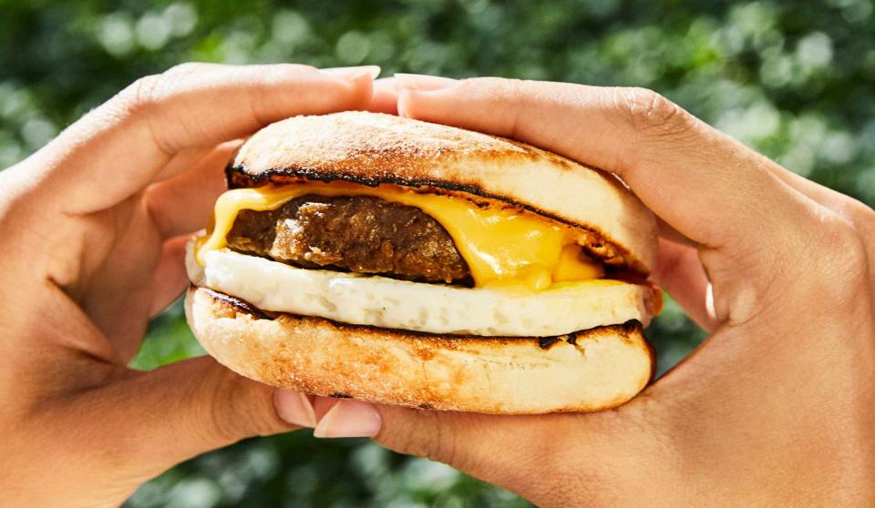 Dunkin' Beyond Sausage Breakfast Sandwich (Photo: Dunkin')