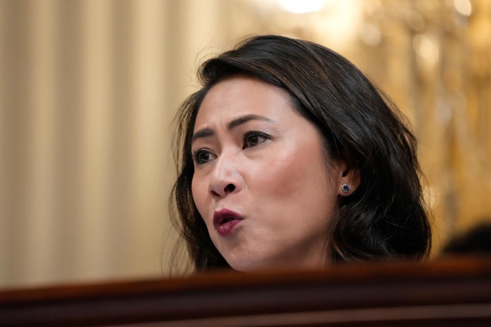 Rep. Stephanie Murphy (D-Fla.) gives an opening statement during a public hearing before the House committee to investigate the January 6 attack on the U.S. Capitol on July 12, 2022 in Washington, DC.