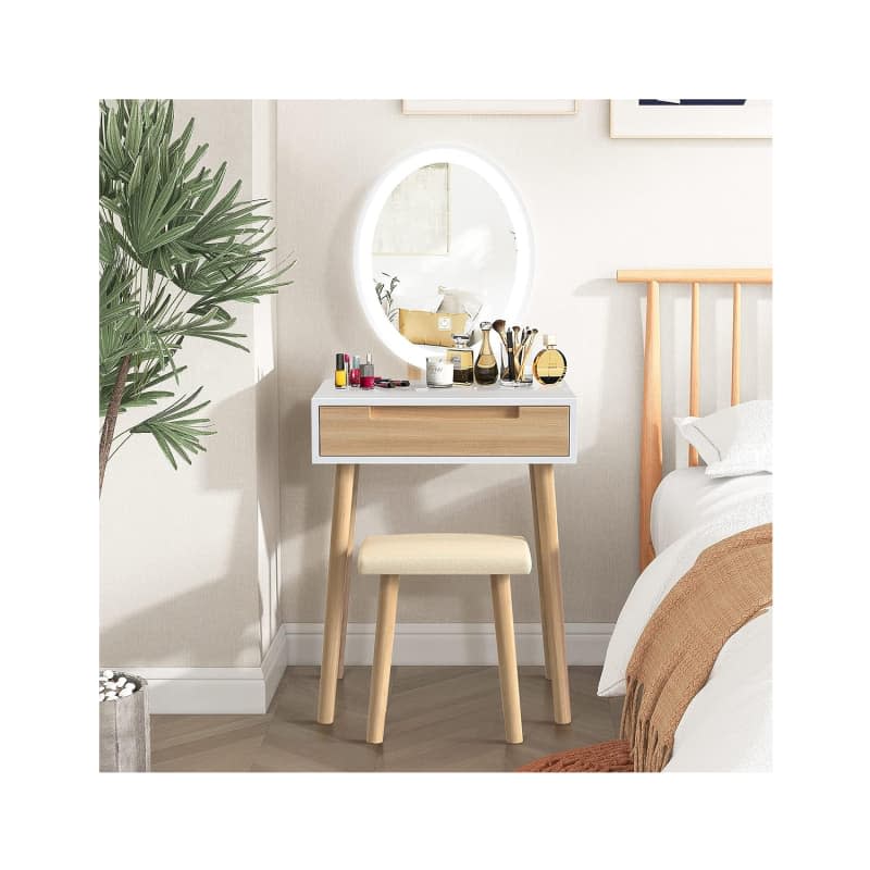 YOURLITE Makeup Vanity Table Set