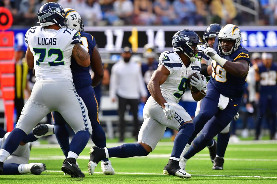 Will Kenneth Walker III and the Seattle Seahawks beat the New York Giants in NFL Week 8?