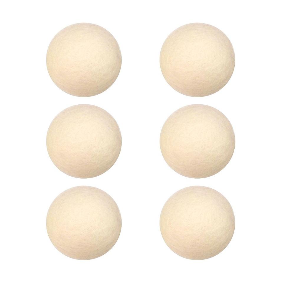 1) Smart Sheep Wool Dryer Balls (Set of Six)