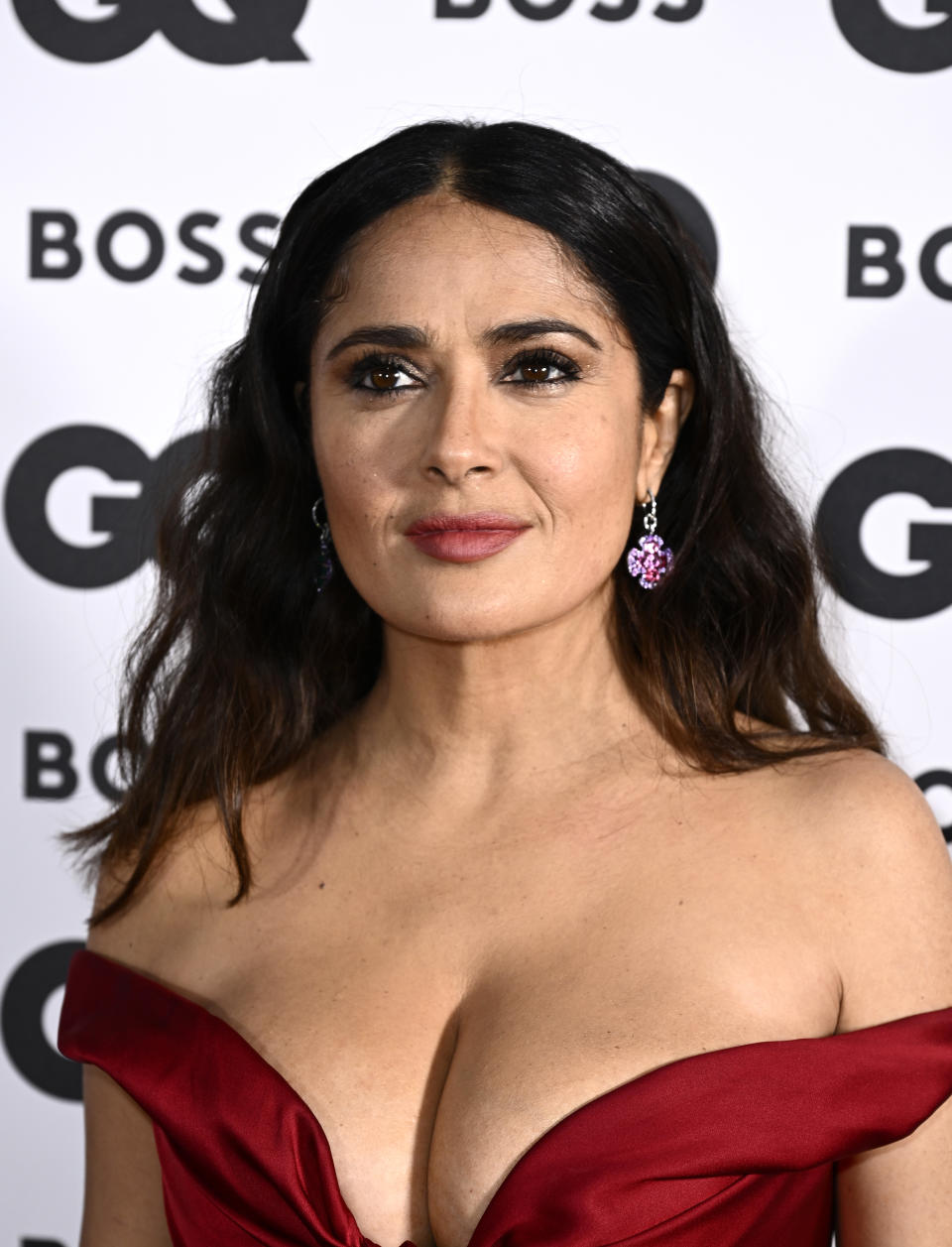 Salma Hayek pictured at the GQ Men of the Year awards. (Getty Images)