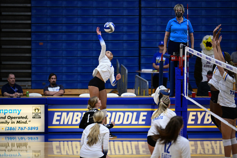 Jaden McBride recorded a season-high 26 kills on Sept. 10 in a win against Lindenwood.