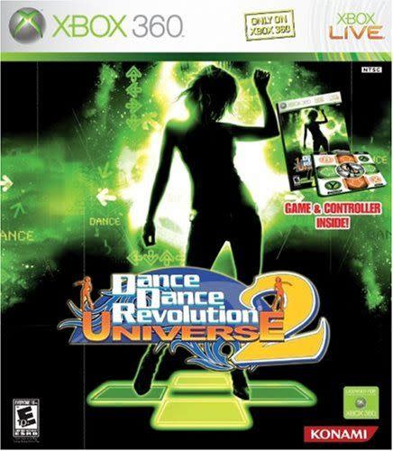 <p><a href="https://www.amazon.com/Dance-Revolution-Universe-Bundle-360-Xbox/dp/B000UZZDZ2/ref=sr_1_21_sspa?crid=TTM99HX2EXXZ&keywords=Xbox+360+games&qid=1686072011&refinements=p_36%3A10000-999900&rnid=386453011&sprefix=xbox+360+games%2Caps%2C99&sr=8-21-spons&psc=1&spLa=ZW5jcnlwdGVkUXVhbGlmaWVyPUEyWklPVENHRDQxVUhLJmVuY3J5cHRlZElkPUEwNDcxOTI2MU5ZN08zUVVLQUJINiZlbmNyeXB0ZWRBZElkPUEwMzkwNzEzMTBXQTVFWkE3TE1URCZ3aWRnZXROYW1lPXNwX2J0ZiZhY3Rpb249Y2xpY2tSZWRpcmVjdCZkb05vdExvZ0NsaWNrPXRydWU%3D&tag=syn-yahoo-20&ascsubtag=%5Bartid%7C10063.g.44105789%5Bsrc%7Cyahoo-us" rel="nofollow noopener" target="_blank" data-ylk="slk:Shop Now;elm:context_link;itc:0;sec:content-canvas" class="link ">Shop Now</a></p><p>Dance Dance Revolution Universe 2 (with Dance Mat) - Xbox 360</p><p>Amazon</p><p>$219.99</p><span class="copyright">Konami</span>