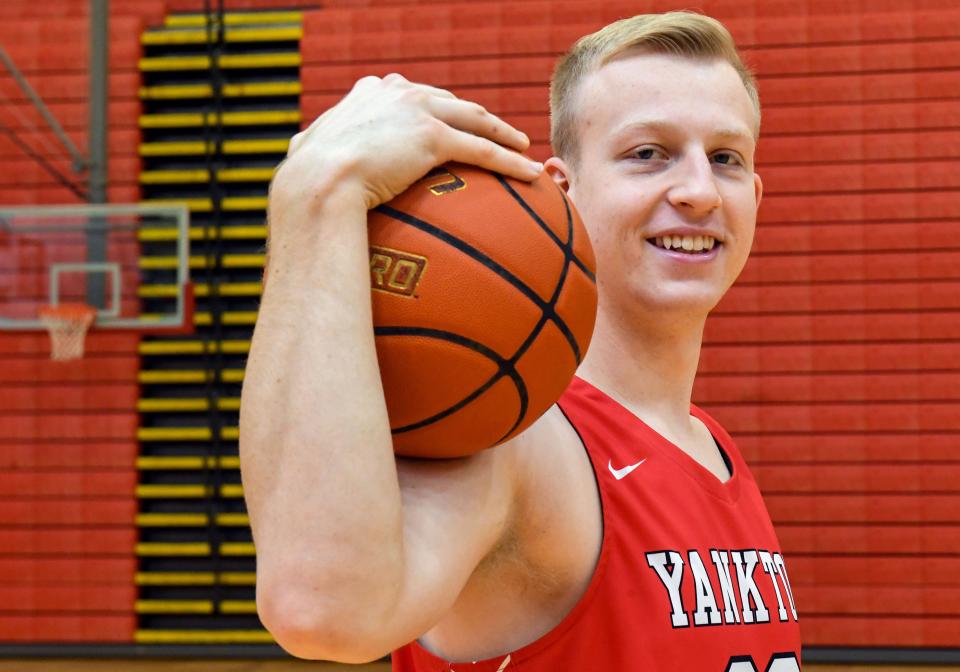 Matthew Mors poses for a portrait on Thursday, April 1, 2021, at Yankton High School.