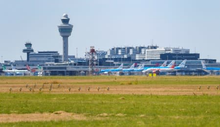 FILE PHOTO: A view of Schiphol International Airport in Amsterdam