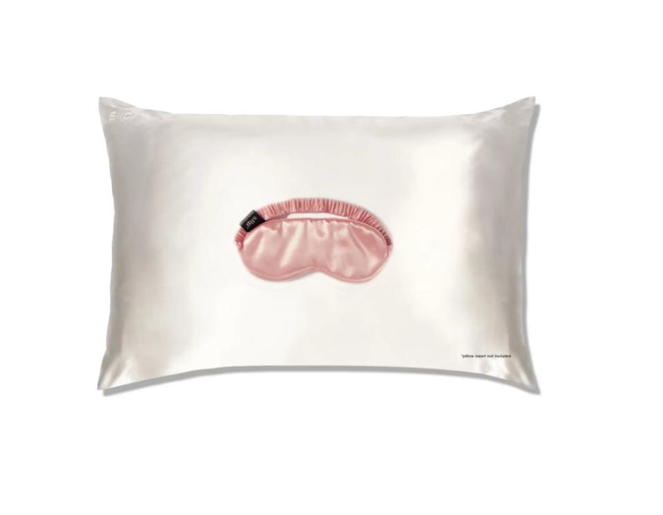 This silk pillowcase and eye mask help keep your hair frizz-free and skincare from rubbing off. Normally $122, <a href="https://fave.co/3huyjwO" target="_blank" rel="noopener noreferrer">get it on sale for $92</a> at Nordstrom.
