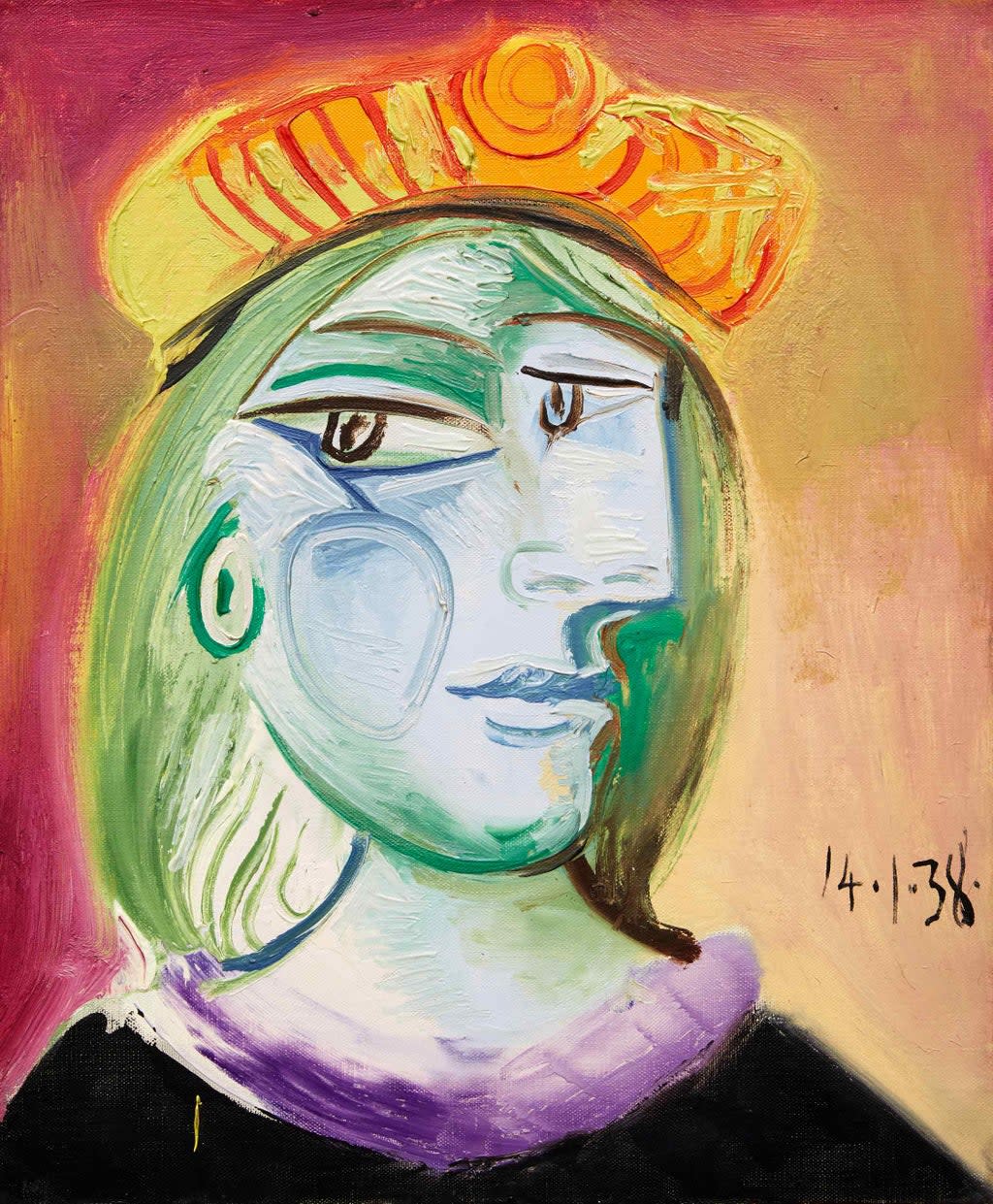 Femme Au Beret Rouge-Orange (Sotheby’s/PA)