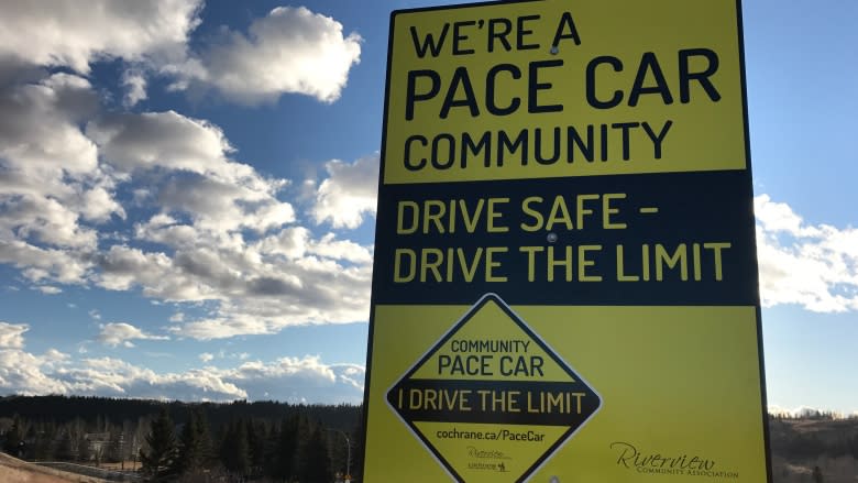 Cochrane neighbourhood launches pace car program to slow down speeding drivers