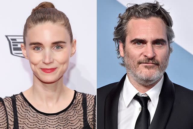 Taylor Hill/FilmMagic; Gregg DeGuire/Getty Rooney Mara, Joaquin Phoenix.