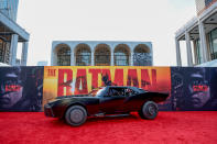 <p>NEW YORK, NEW YORK - MARCH 01: A view of the carpet during "The Batman" World Premiere on March 01, 2022 in New York City. (Photo by Dimitrios Kambouris/Getty Images)</p> 