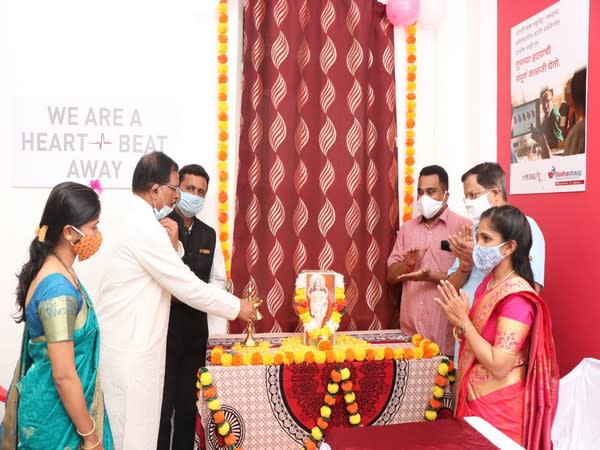 Union Minister of State for AYUSH (Independent Charge) Shripad Naik at the inauguration of Madhavbaug and Vedic Delight Ayurvedic treatment centres at Dhavali-Ponda (Photo/ANI)