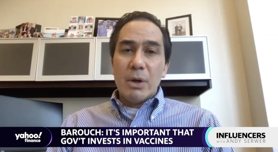 Harvard University vaccine researcher Dr. Dan Barouch appears on "Influencers with Andy Serwer." 