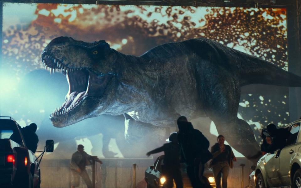 Fast 30 Jahre nach dem ersten "Jurassic Park"-Film folgte 2022 der nächste Teil des actionreichen Dinosaurier-Epos. (Bild: 2021 Universal Studios. All Rights Reserved.)
