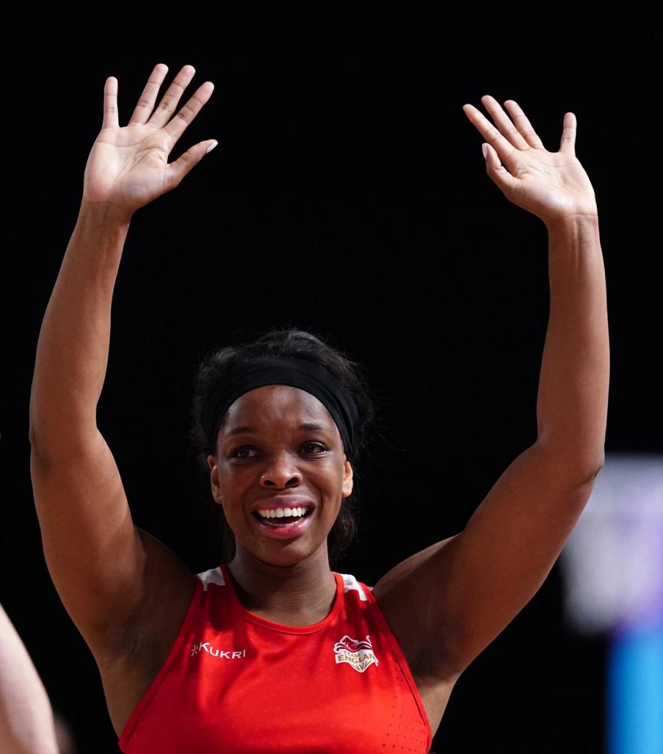 Eboni Usoro-Brown rounded off her netball career at the Commonwealth Games (Mike Egerton/PA) (PA Wire)