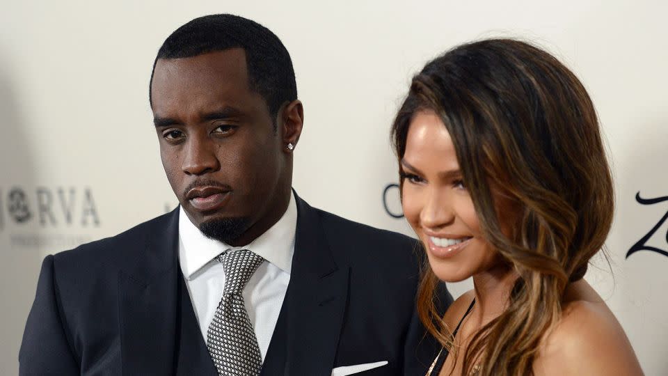 Sean "Diddy" Combs with Cassie Ventura attend the premiere of "The Perfect Match" in Los Angeles on March 7, 2016. - Chris Delmas/AFP/Getty Images/File