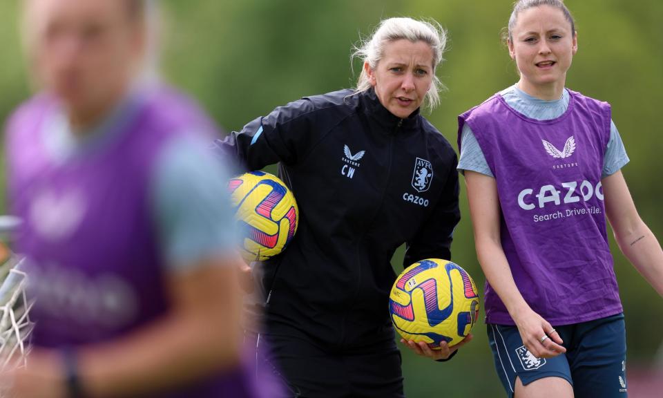 <span>Carla Ward, the head coach of <a class="link " href="https://sports.yahoo.com/soccer/teams/aston-villa/" data-i13n="sec:content-canvas;subsec:anchor_text;elm:context_link" data-ylk="slk:Aston Villa;sec:content-canvas;subsec:anchor_text;elm:context_link;itc:0">Aston Villa</a>, is one of five female managers in the Women’s Super League.</span><span>Photograph: Neville Williams/Aston Villa FC/Getty Images</span>