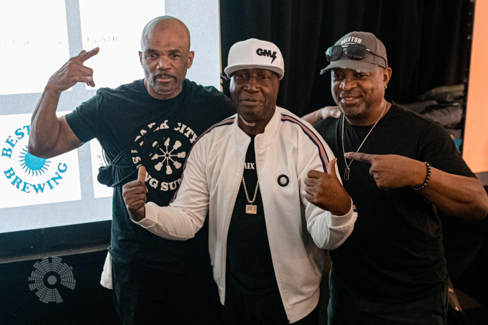 Darryl "DMC" McDaniels, Chuck D, and Grandmaster Flash at Park City Song Summit 2023