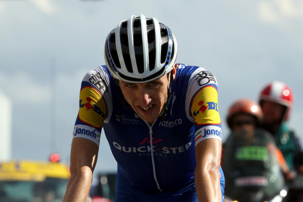 Back-breaking stuff: Dan Martin