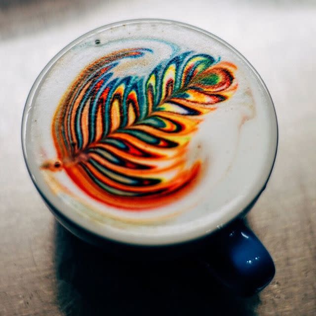 3) Rainbow Coffee