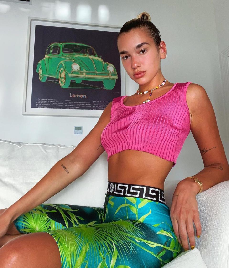 How Dua Lipa Became Versace’s Gen-Z Muse