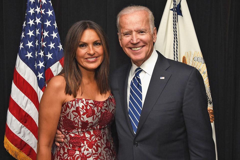 Mariska Hargitay; Joe Biden