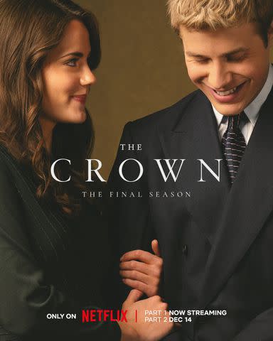 <p>Netflix</p> Key art for The Crown season 6 part 2 on Netflix.