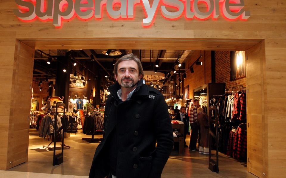 Julian Dunkerton, founder of the Superdry clothing chain, photographed at Westfield, 2010