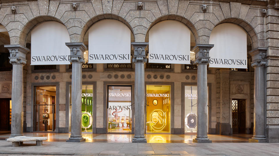 The new Swarovski Milan flagship.