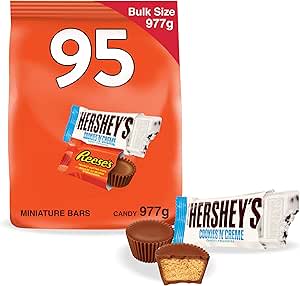 Hershey's & Reese's 95 Count Bulk Size. (Image via Amazon Canada)