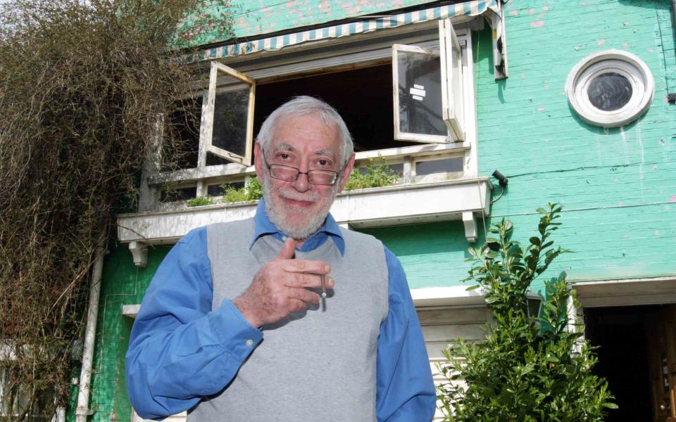 Weiss outside his house in Hampstead - IAN JONES