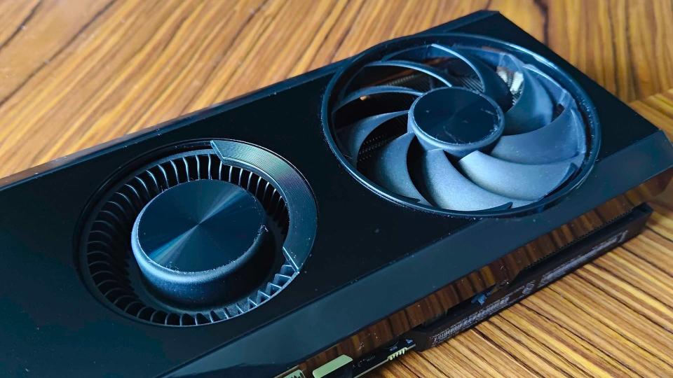 Close up of RX 7600 Predator Bifrost coolers