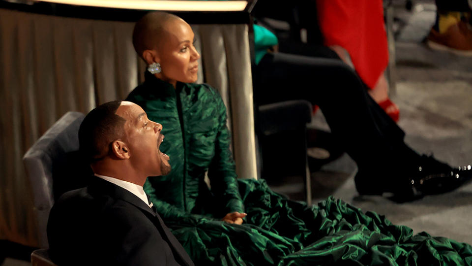 Will Smith and Jada Pinkett Smith at the 94th Academy Awards held at Dolby Theatre at the Hollywood & Highland Center on March 27th, 2022 in Los Angeles, California. - Credit: Christopher Polk for Variety