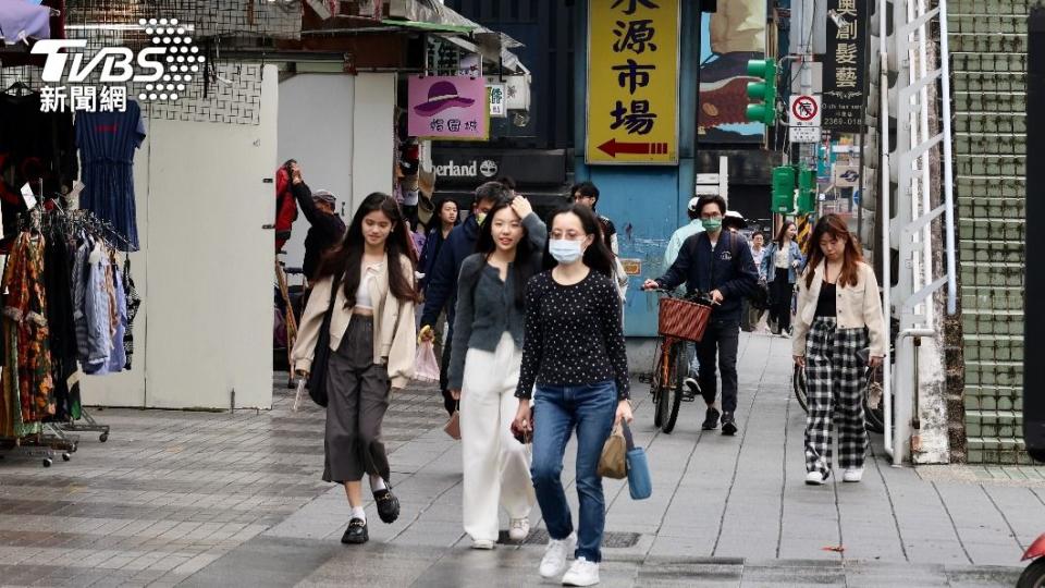 今天冷空氣範圍擴大，台北市、桃園市等平地低溫都低於攝氏21度。（圖／TVBS）