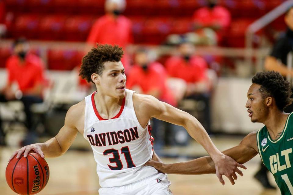 Kellan Grady averaged 17.1 points, 4.6 rebounds and 2.4 assists this past season at Davidson.