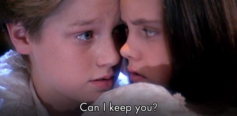 The &quot;Can I keep you?&quot; scene with a close-up of Casper and Kat