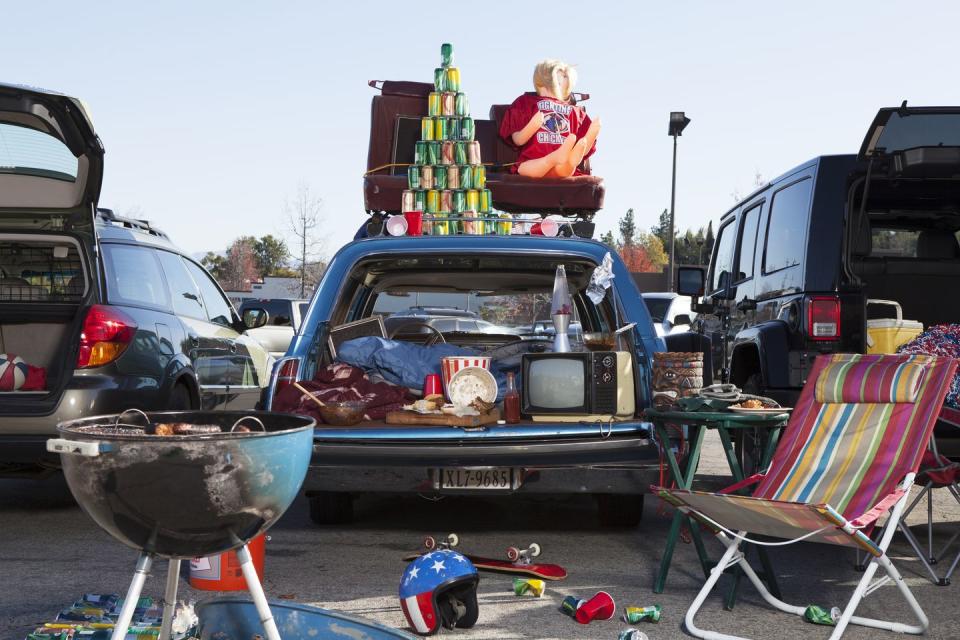 Tailgate at a Football Game