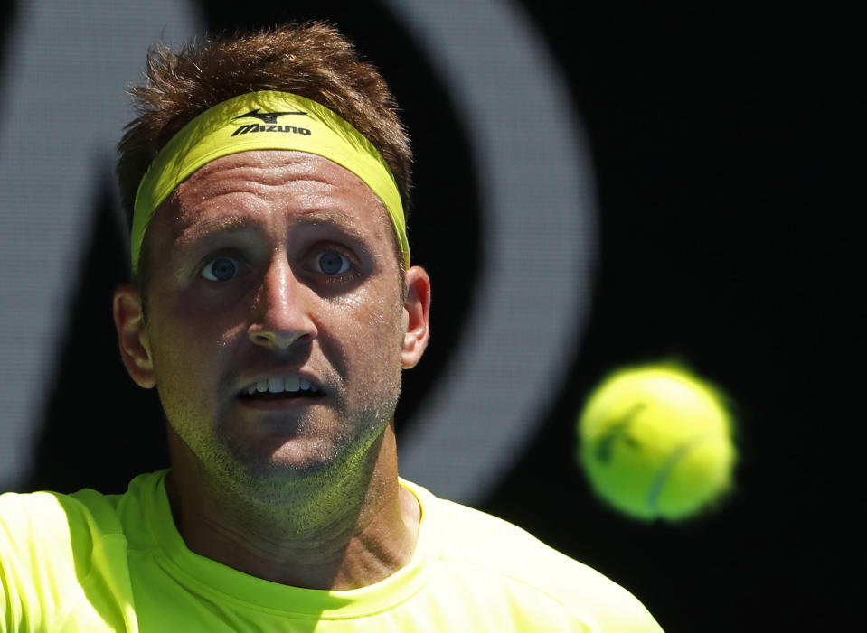 Tennys Sandgren was the last American standing at the Australian Open. (AP)