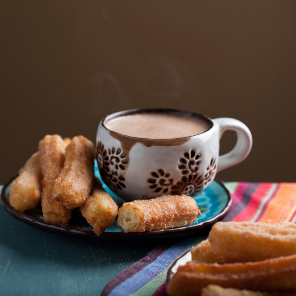 XOCO Churros with Mexican Hot Chocolate