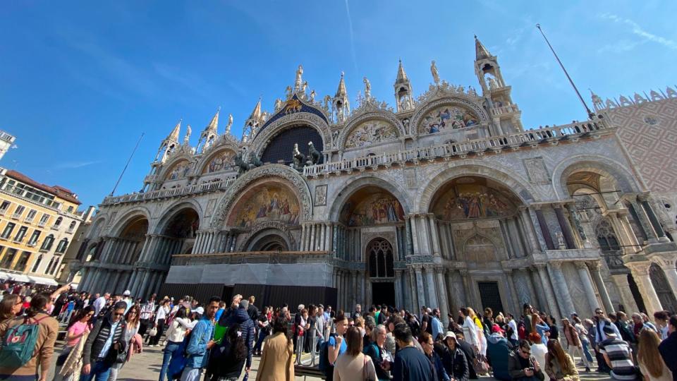 PHOTO: Tourists in Piazza San Marco in Venice, Italy. (Kelly McCarthy)