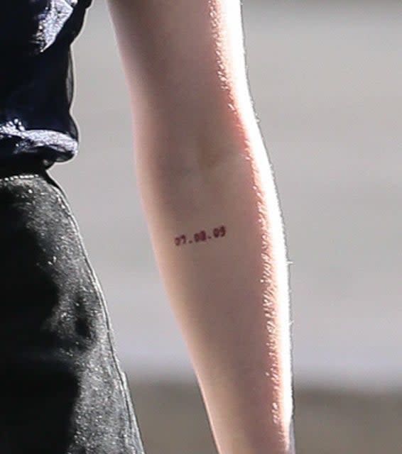 Maisie's tattoo