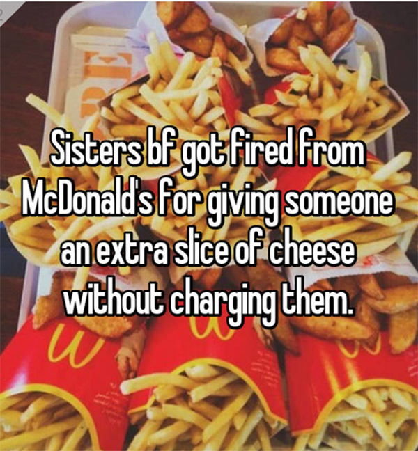 The hilarious reasons people got fired from McDonalds