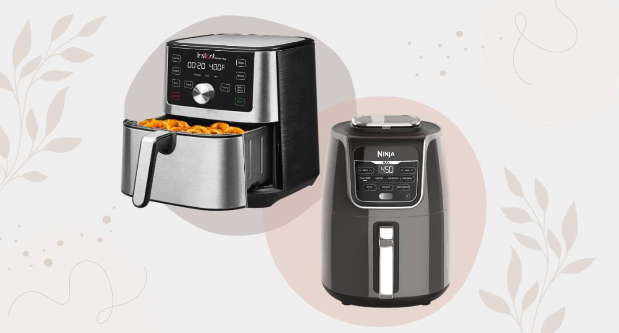 amazon air fryers beside each other
