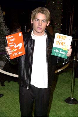 Kevin Zegers gives props to the master, Dr. Seuss