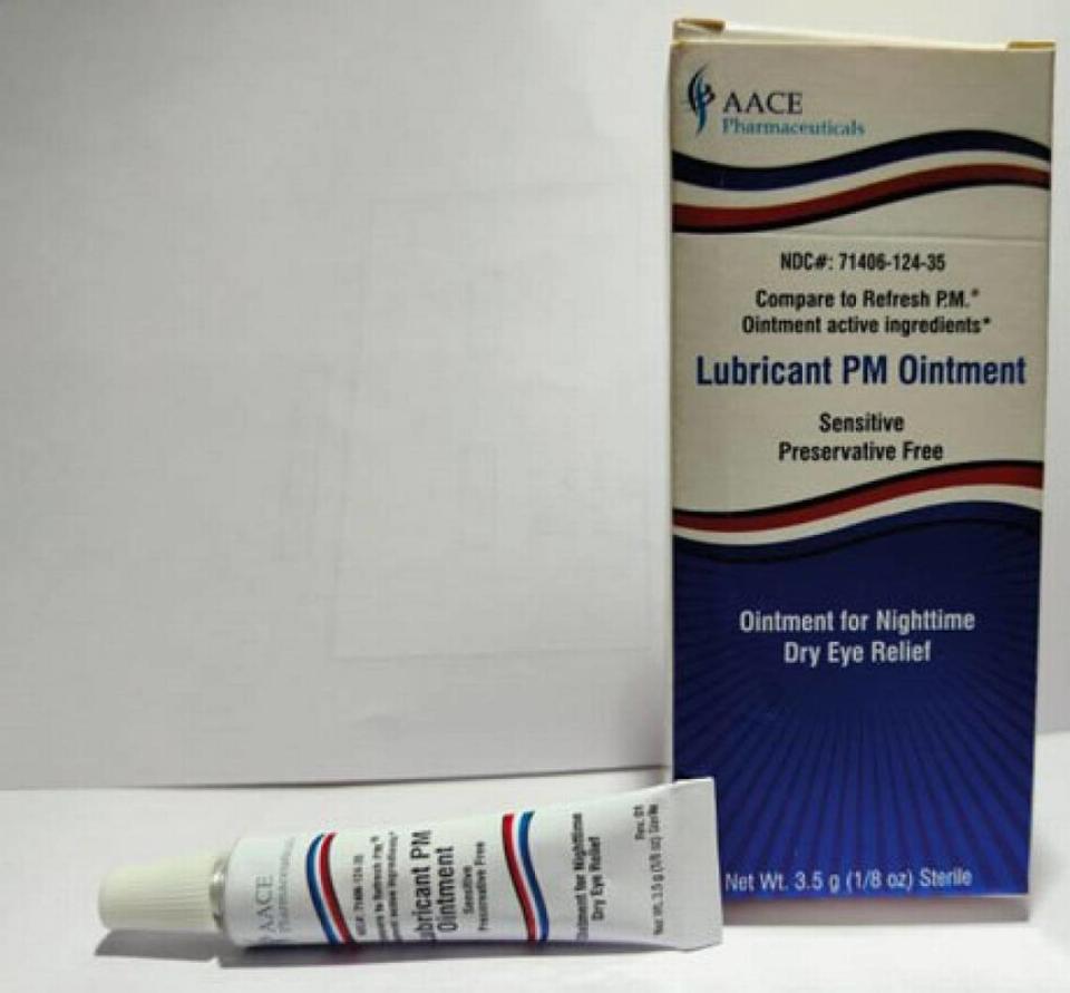 AACE Pharmaceuticals Lubricant PM Ointment FDA