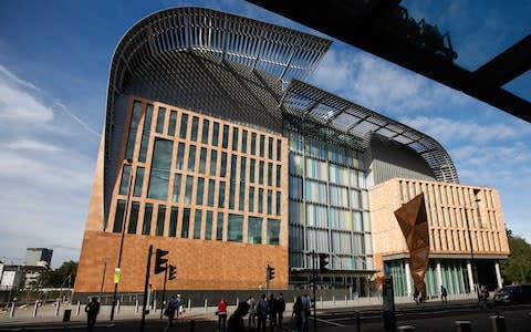 The Francis Crick Institute in London - Credit: Simon Dawson Bloomberg